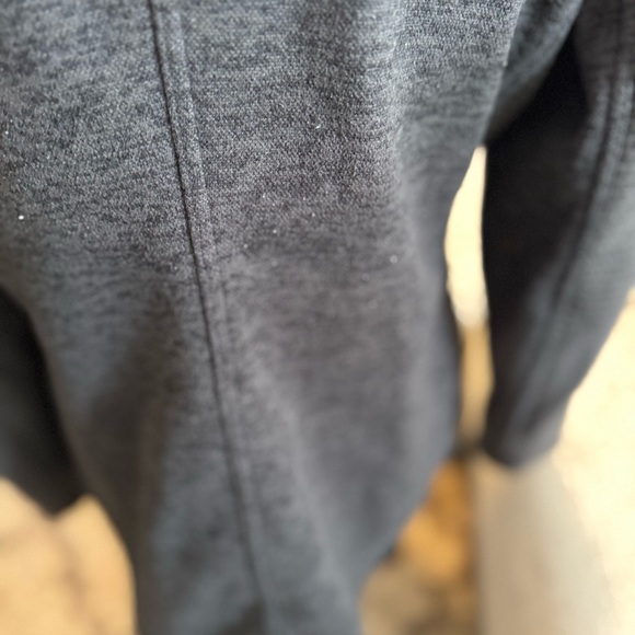 Gray Utility Jacket with High Collar and Zip-Up Style - Picture 5 of 5